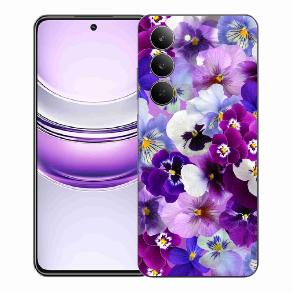Gelový kryt mmCase na Realme 14x 5G - květiny 9