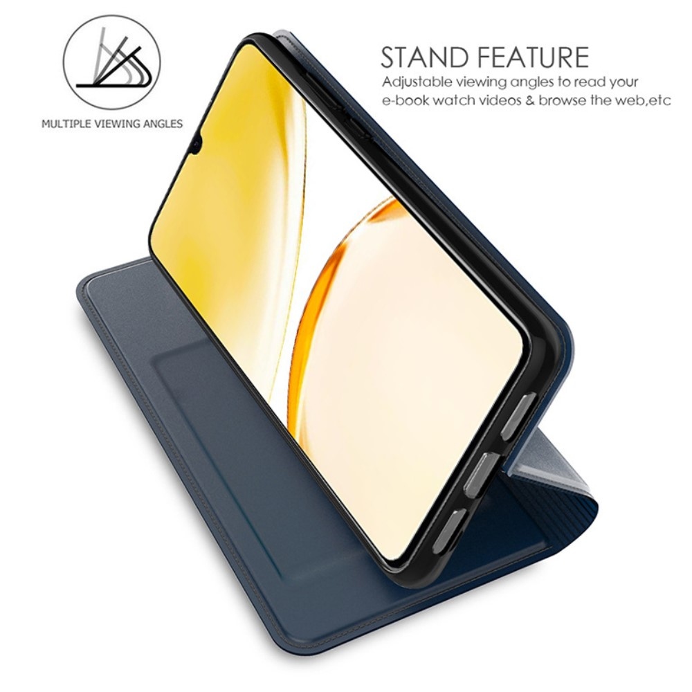 DUX knížkové pouzdro na Realme C51/C53 - tmavěmodré