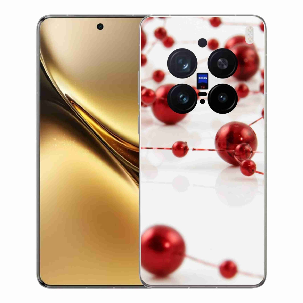 Gelový kryt mmCase na Vivo X200 Pro 5G - vánoční řetěz