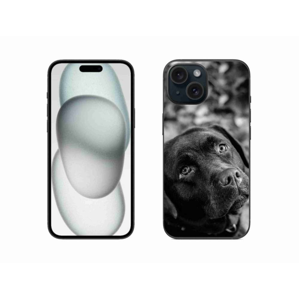 Gelový obal mmCase na iPhone 15 - labrador
