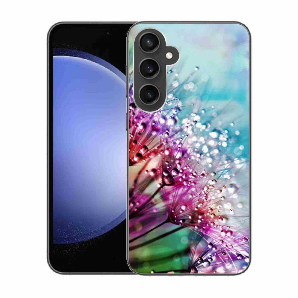 Gelový kryt mmCase na Samsung Galaxy S23 FE - barevné květy