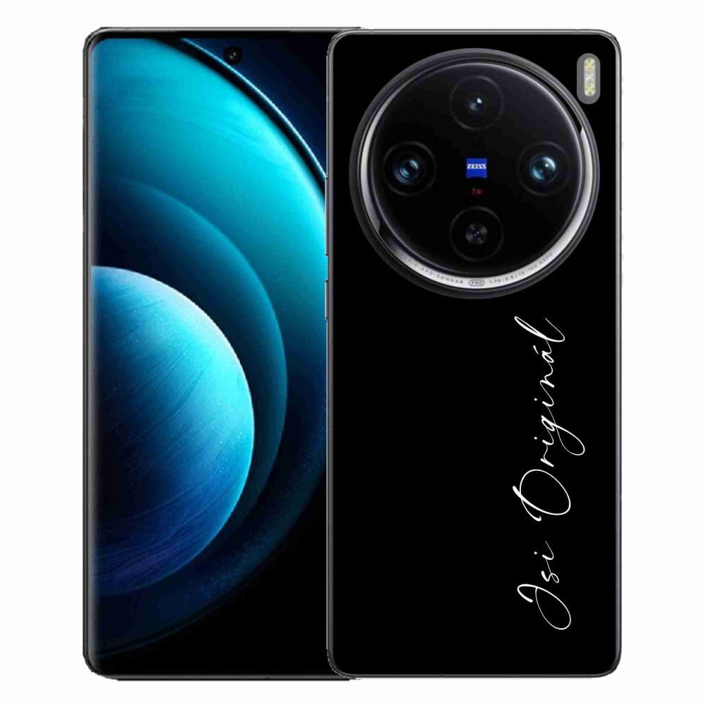 Gelový kryt mmCase na Vivo X100 Pro 5G - jsi originál černé pozadí