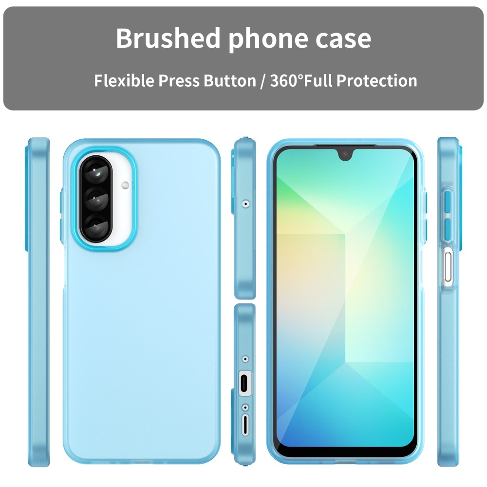 Candys matný gelový obal na Samsung Galaxy A26 5G - světlemodrý
