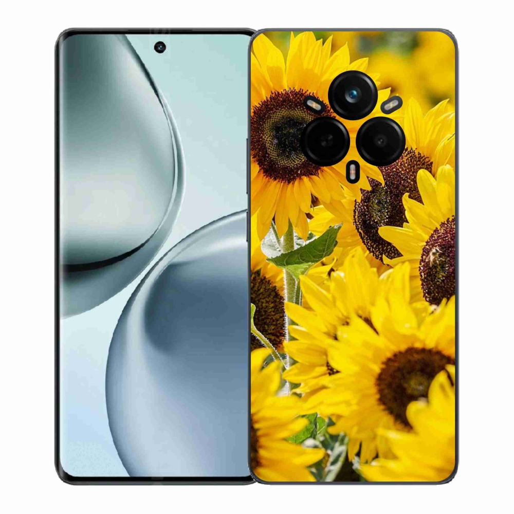 Gelový kryt mmCase na Realme 14 Pro+ 5G - slunečnice