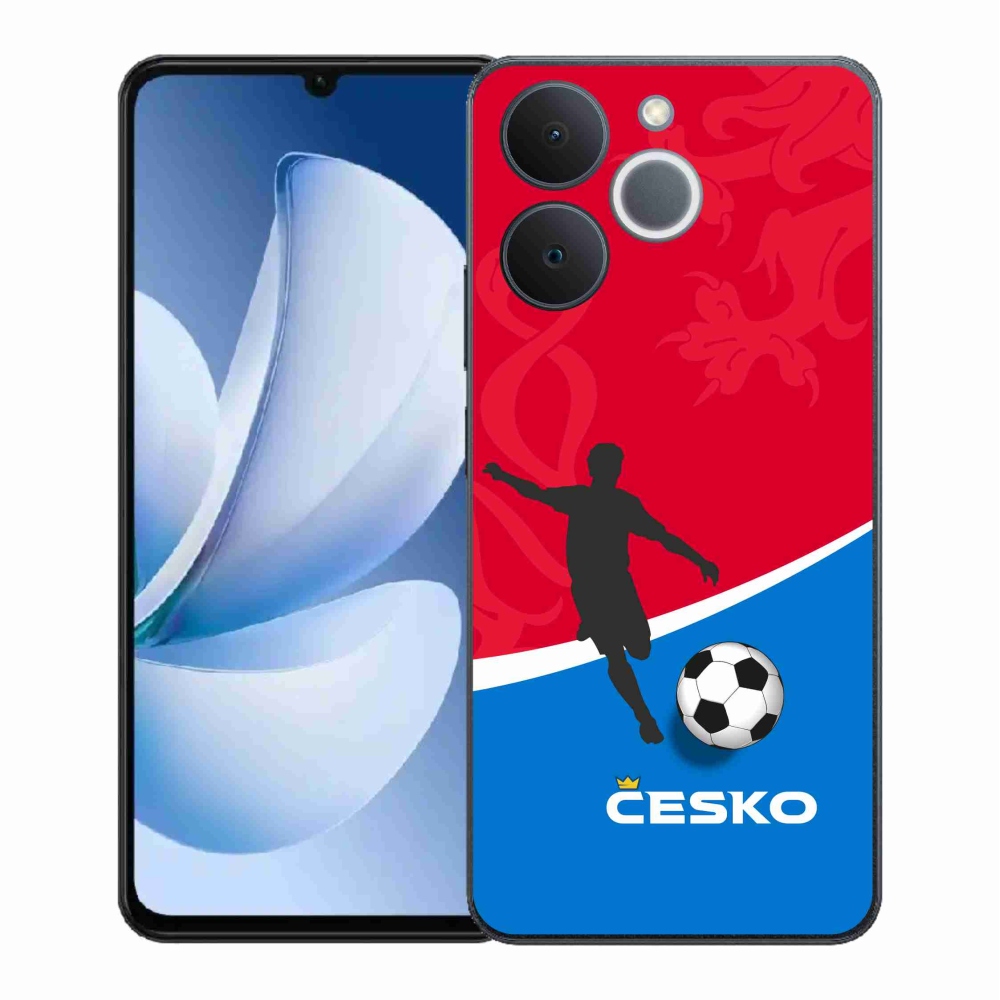 Gelový kryt mmCase na Realme Note 70T - fotbal Česko