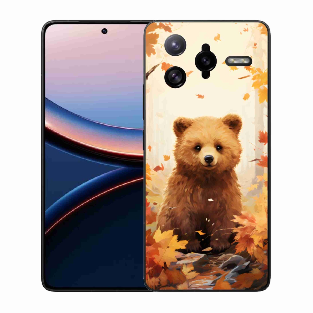 Gelový kryt mmCase na Xiaomi Poco F7 Ultra - medvěd v lese