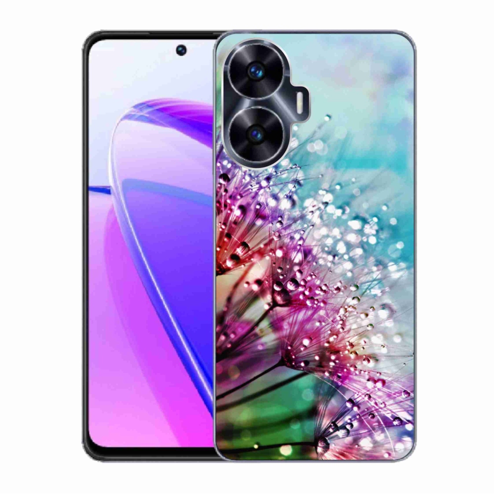 Gelový kryt mmCase na Realme C55 - barevné květy