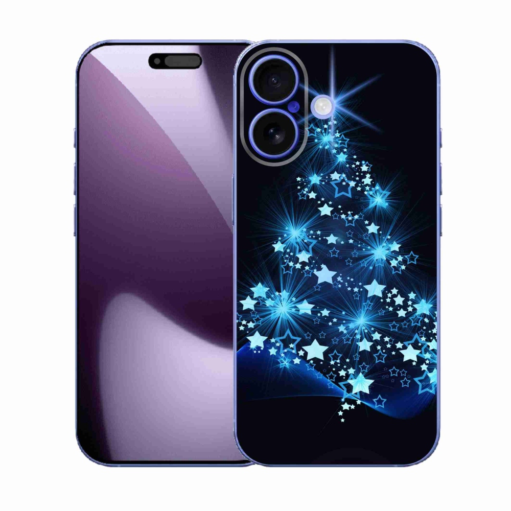 Gelový kryt mmCase na iPhone 17 - vánoční stromek