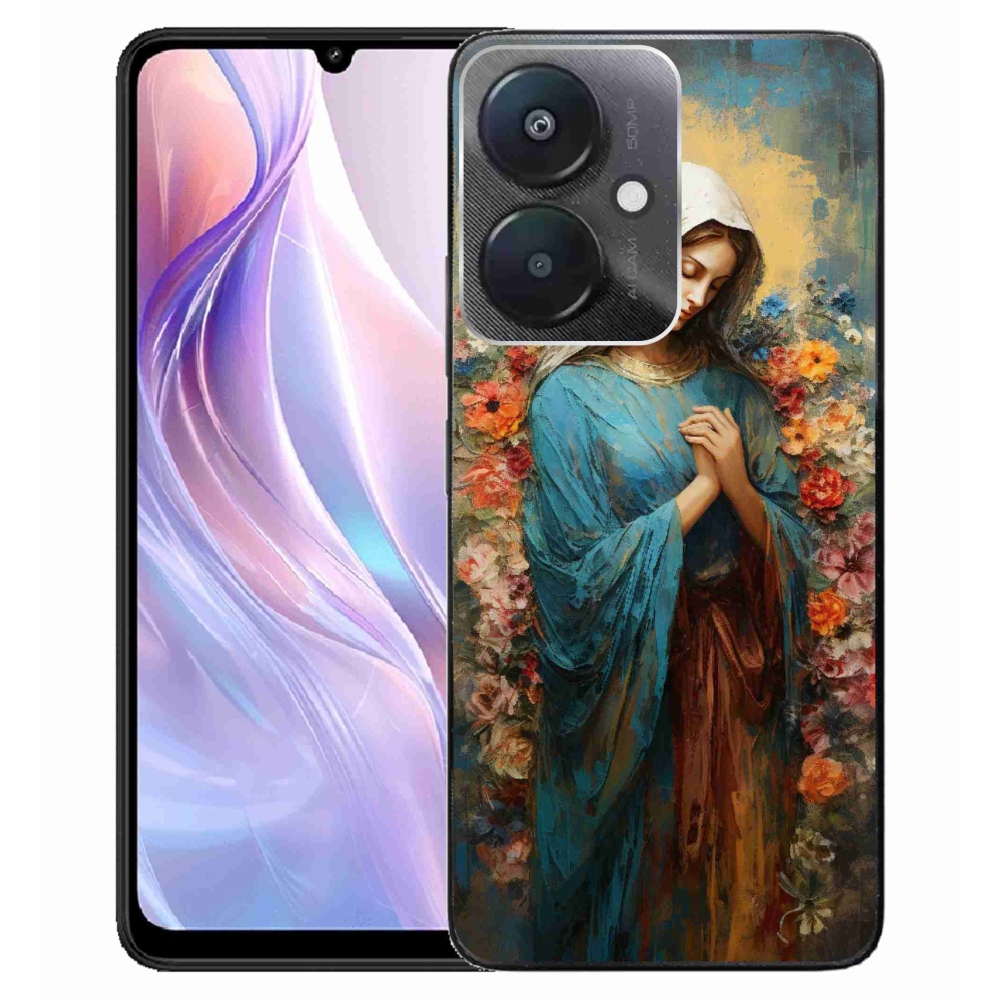 Gelový kryt mmCase na Xiaomi Redmi 13C 5G - svatá žena