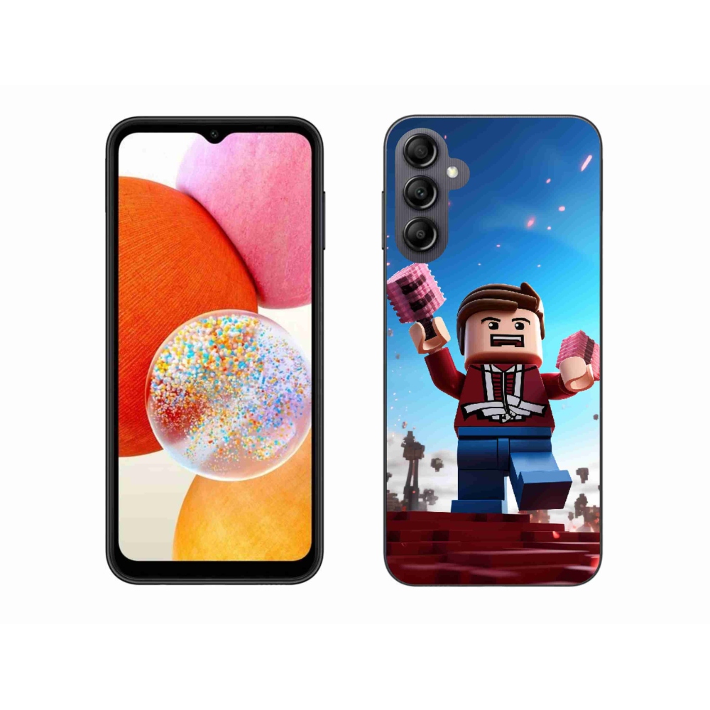 Gelový kryt mmCase na Samsung Galaxy A14 4G/5G - roblox 2