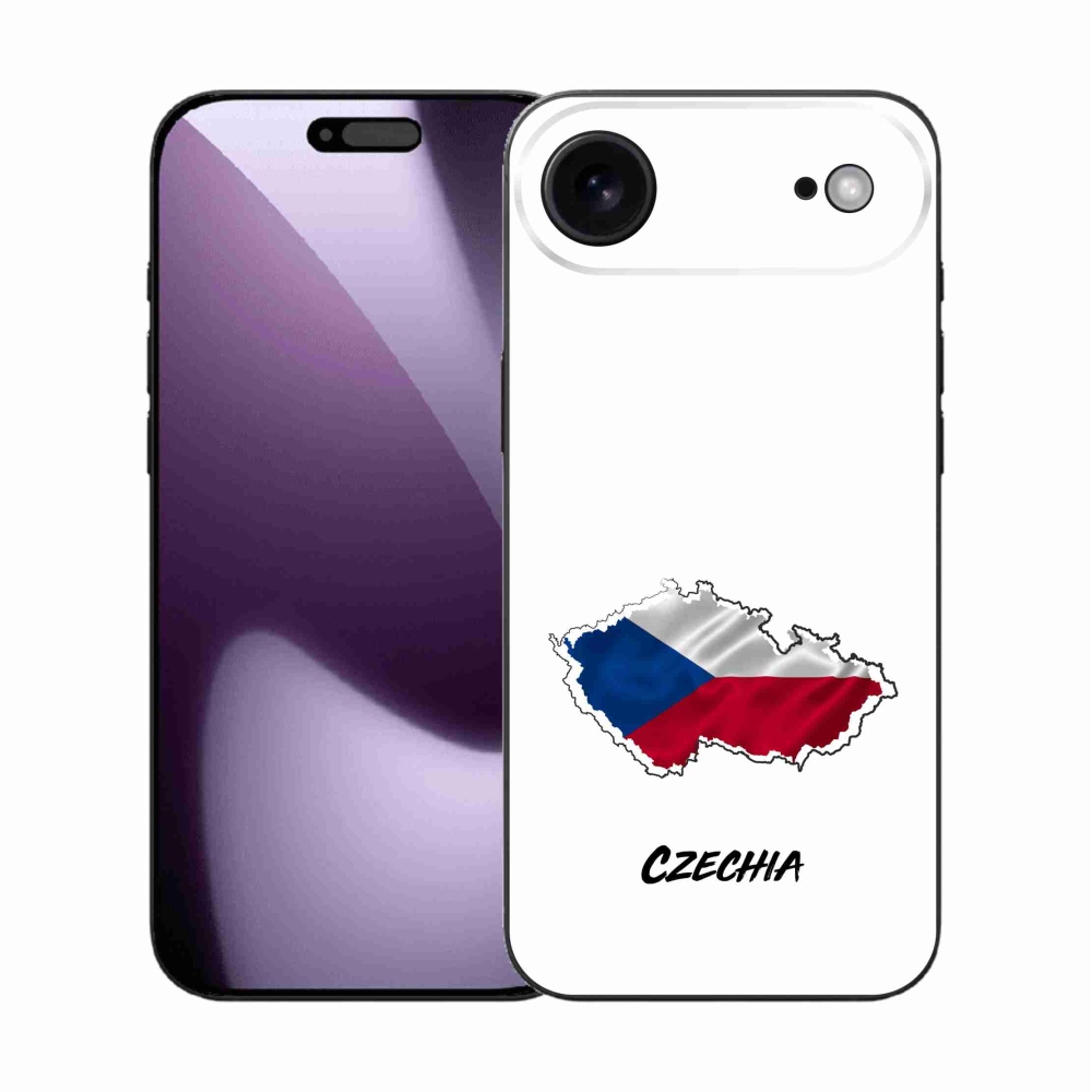 Gelový kryt mmCase na iPhone 17 Air - Czechia bílé pozadí