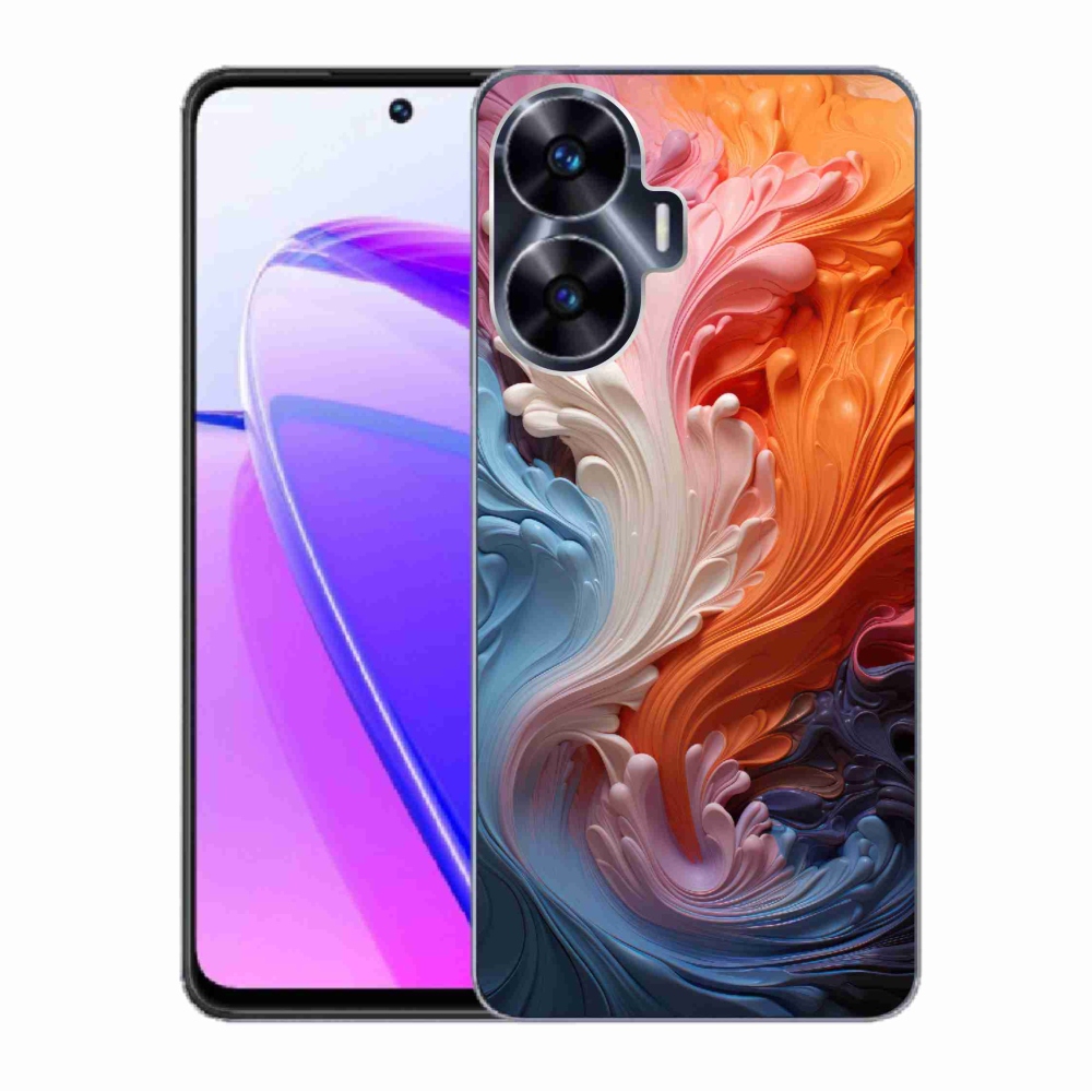 Gelový kryt mmCase na Realme C55 - abstraktní motiv 8