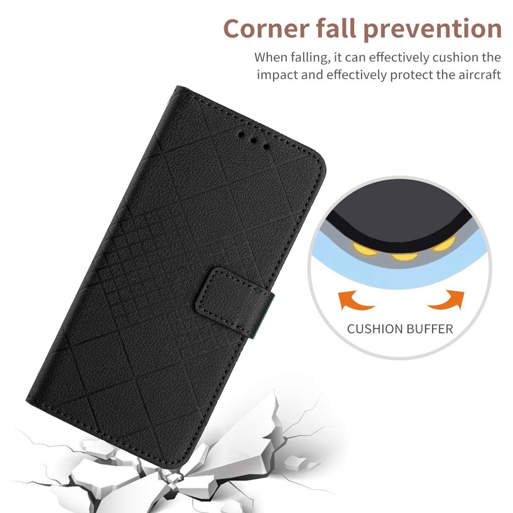 Folio knížkové pouzdro na Xiaomi Redmi A5 (173.45x79.35x8.45mm) - černé
