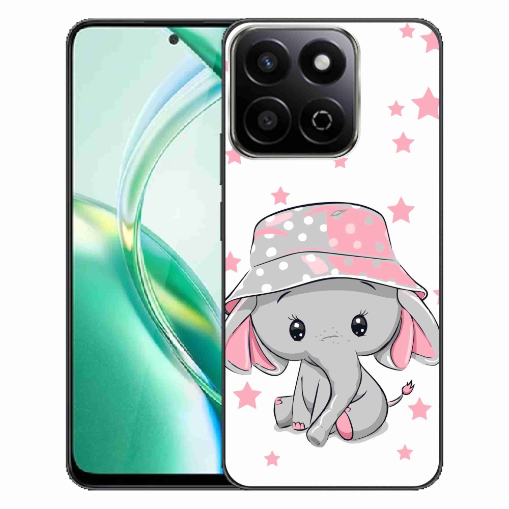 Gelový kryt mmCase na Honor 200 Smart 5G - růžový slon