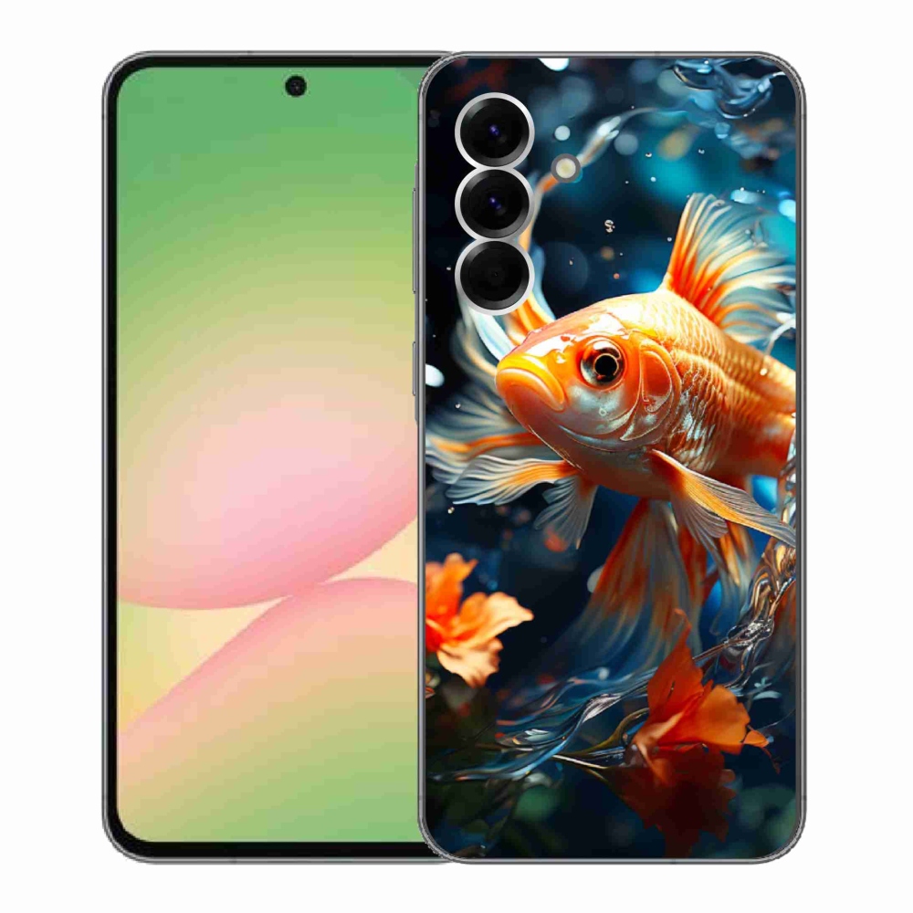 Gelový kryt mmCase na Samsung Galaxy A56 5G - rybka