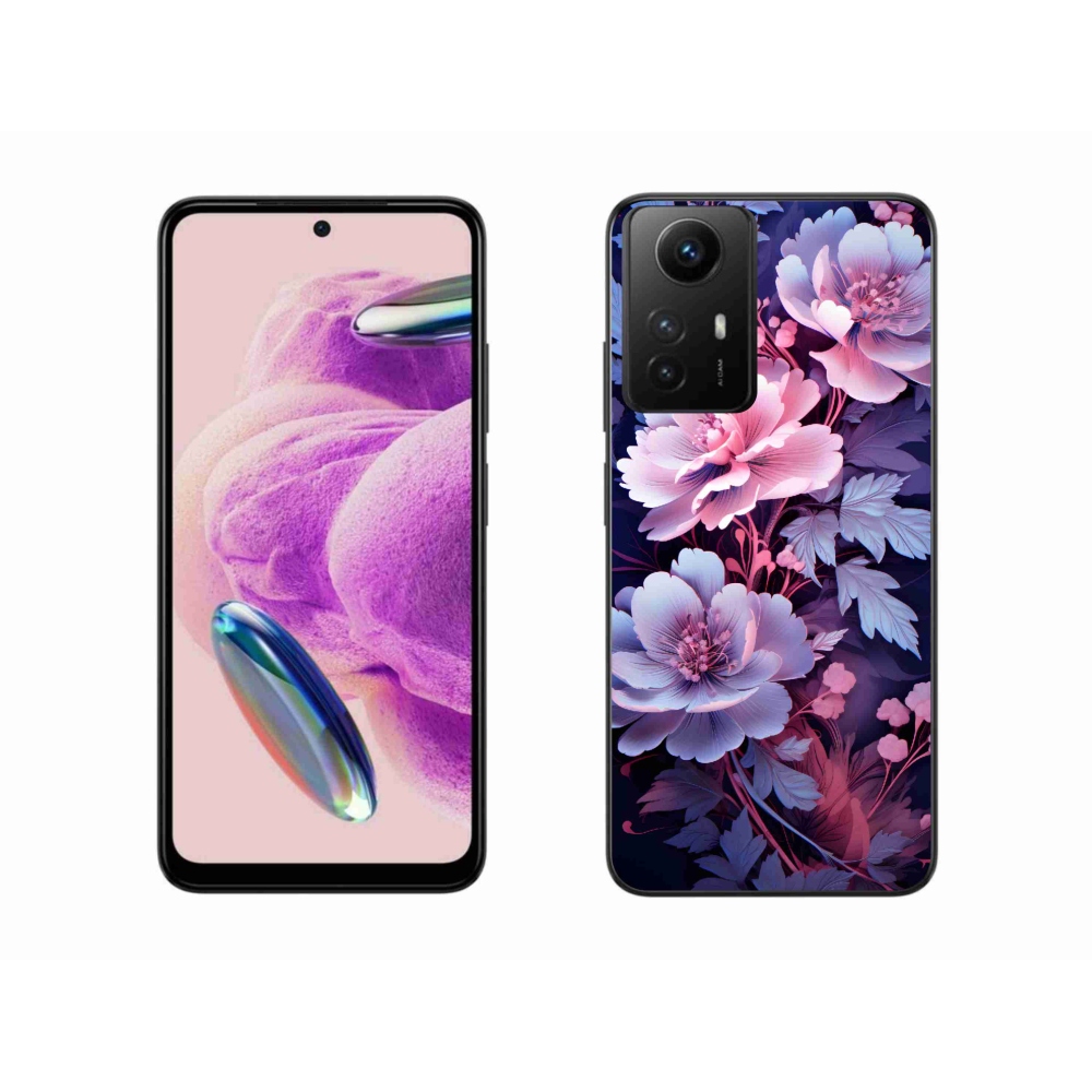 Gelový kryt mmCase na Xiaomi Redmi Note 12S - květiny 11
