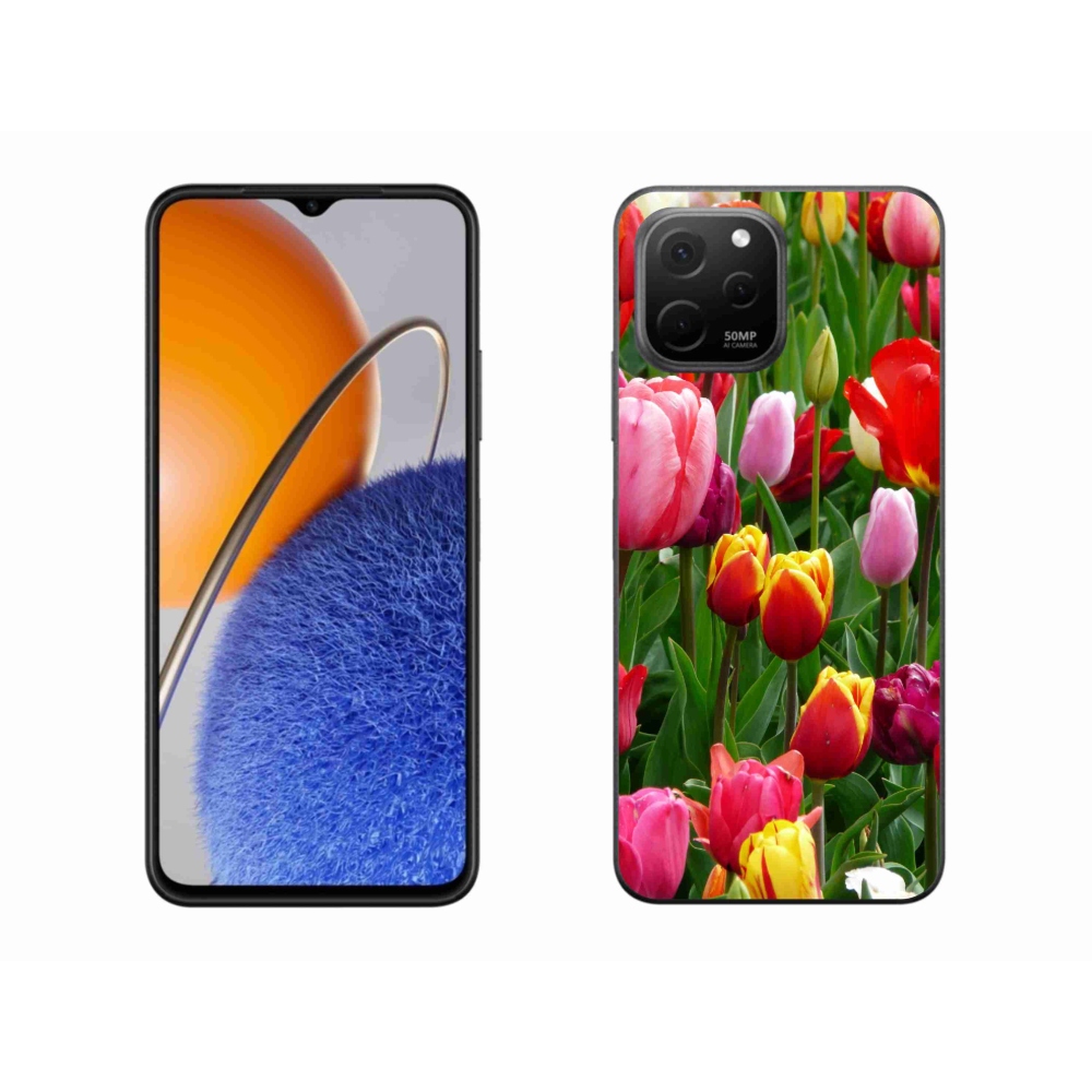 Gelový kryt mmCase na Huawei Nova Y61 - tulipány