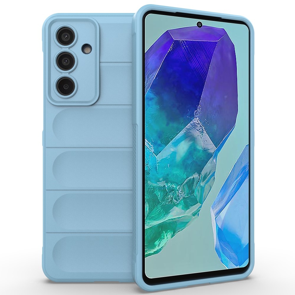 Rugg odolný gelový obal na Samsung Galaxy M55 5G - světlemodrý