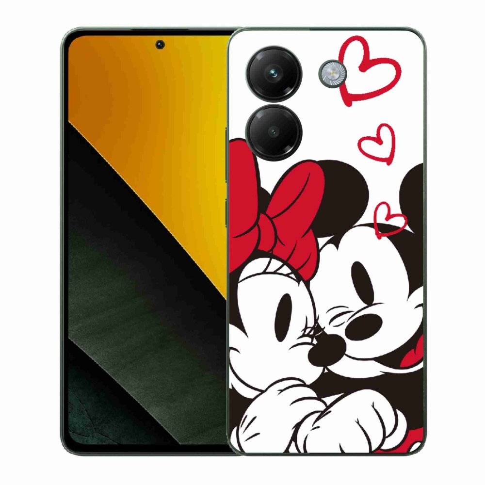Gelový kryt mmCase na Xiaomi Poco M7 Pro 5G - minnie a mickey