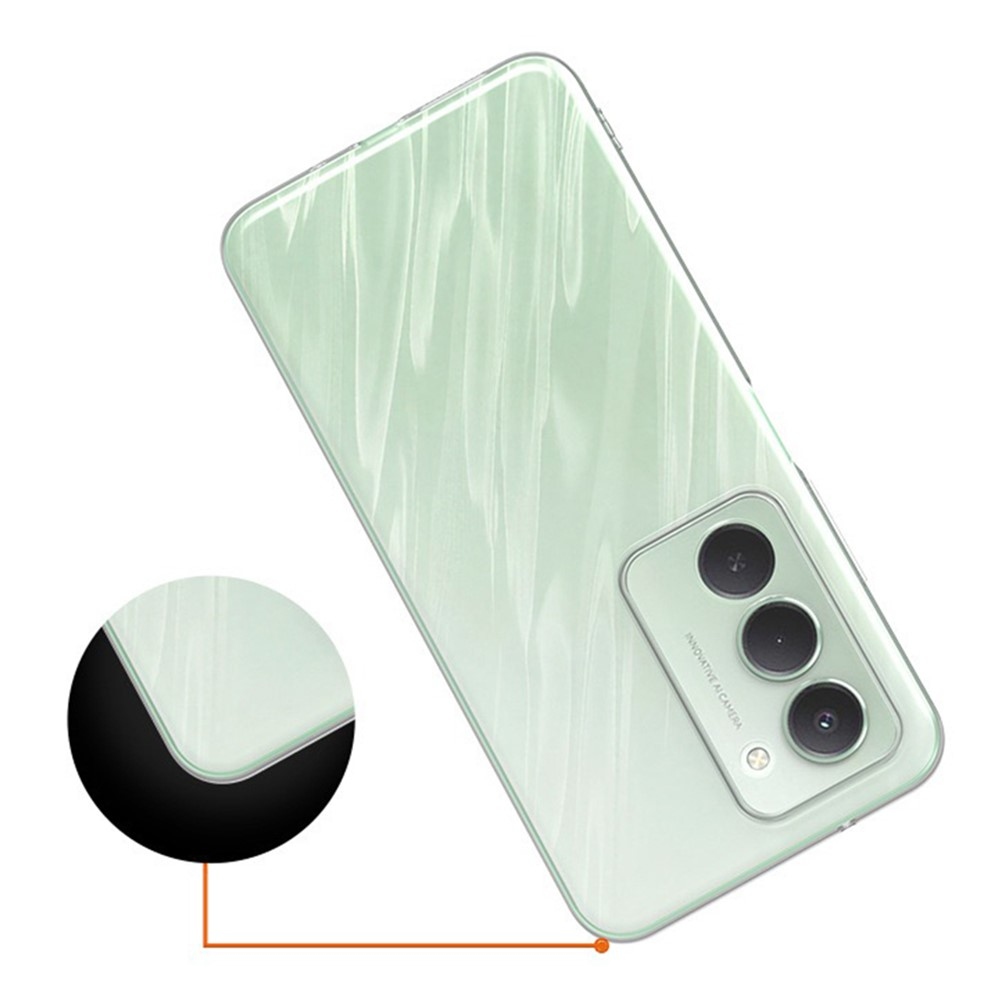 Průhledný gelový obal na Xiaomi Redmi 15 5G - průhledný