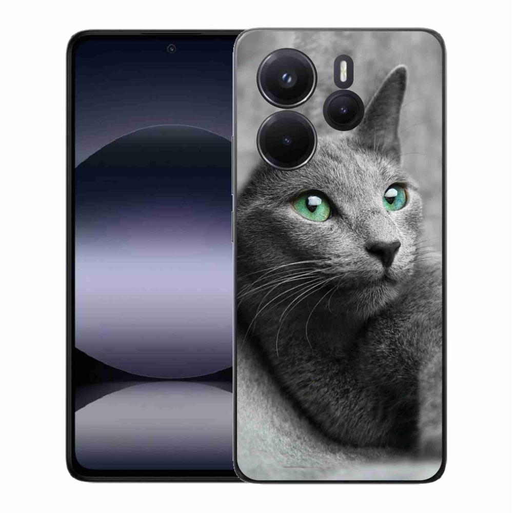 Gelový kryt mmCase na Xiaomi Redmi Note 14 - kočka 2