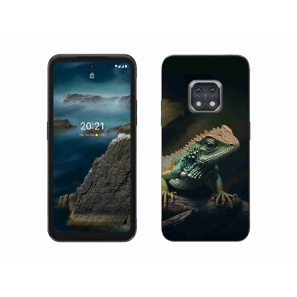 Gelový kryt mmCase na Nokia XR20 - ještěr