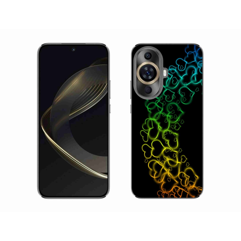 Gelový kryt mmCase na Huawei Nova 11 - barevná srdíčka