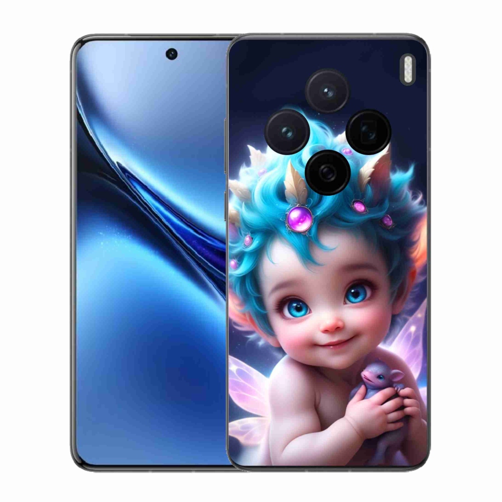Gelový kryt mmCase na Vivo X200 5G - dítě s motýlími křídly