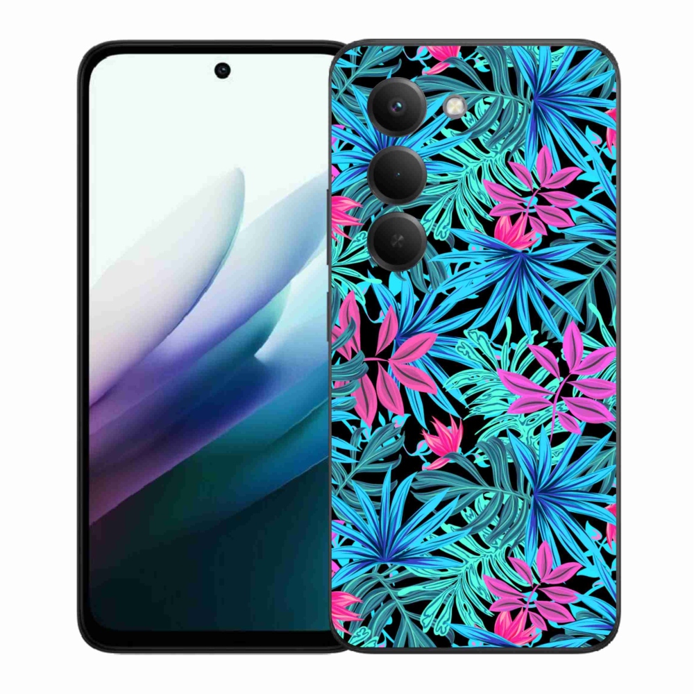 Gelový kryt mmCase na Xiaomi Redmi 15 4G/5G (171mm) - květiny 3