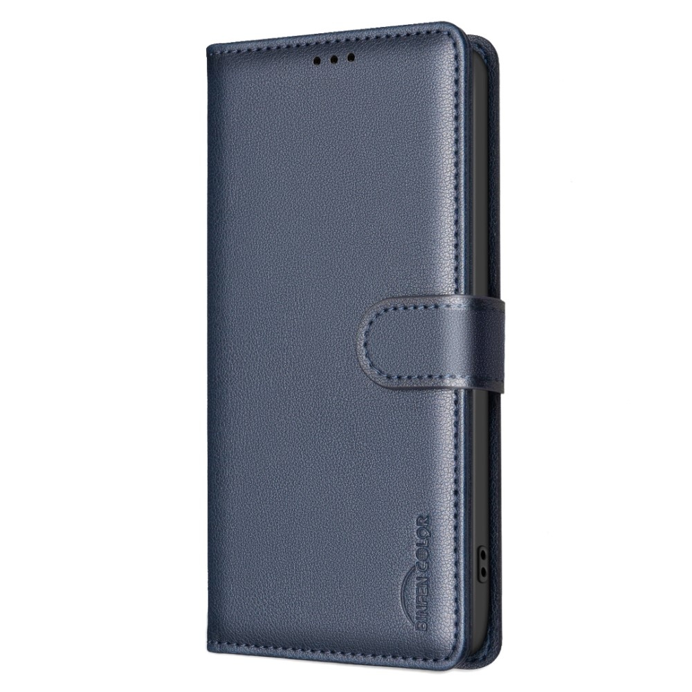 BINFEN knížkové pouzdro na Xiaomi 15 - modré