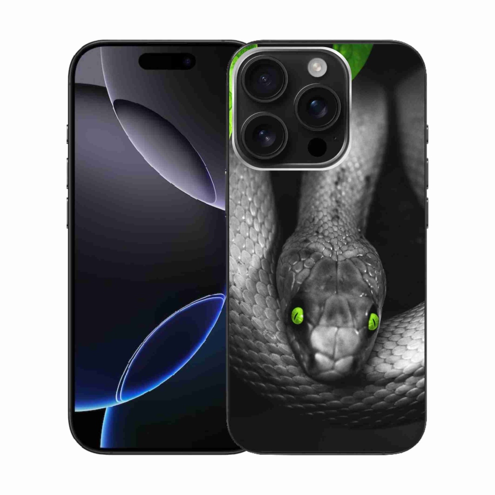 Gelový kryt mmCase na iPhone 16 Pro - had