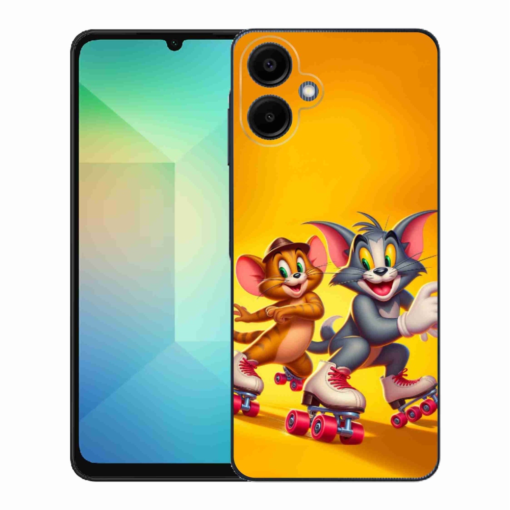 Gelový kryt mmCase na Samsung Galaxy A06 4G - tom a jerry
