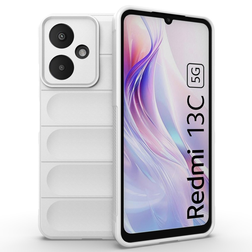 Rugg odolný gelový obal na Xiaomi Redmi 13C 5G - bílý