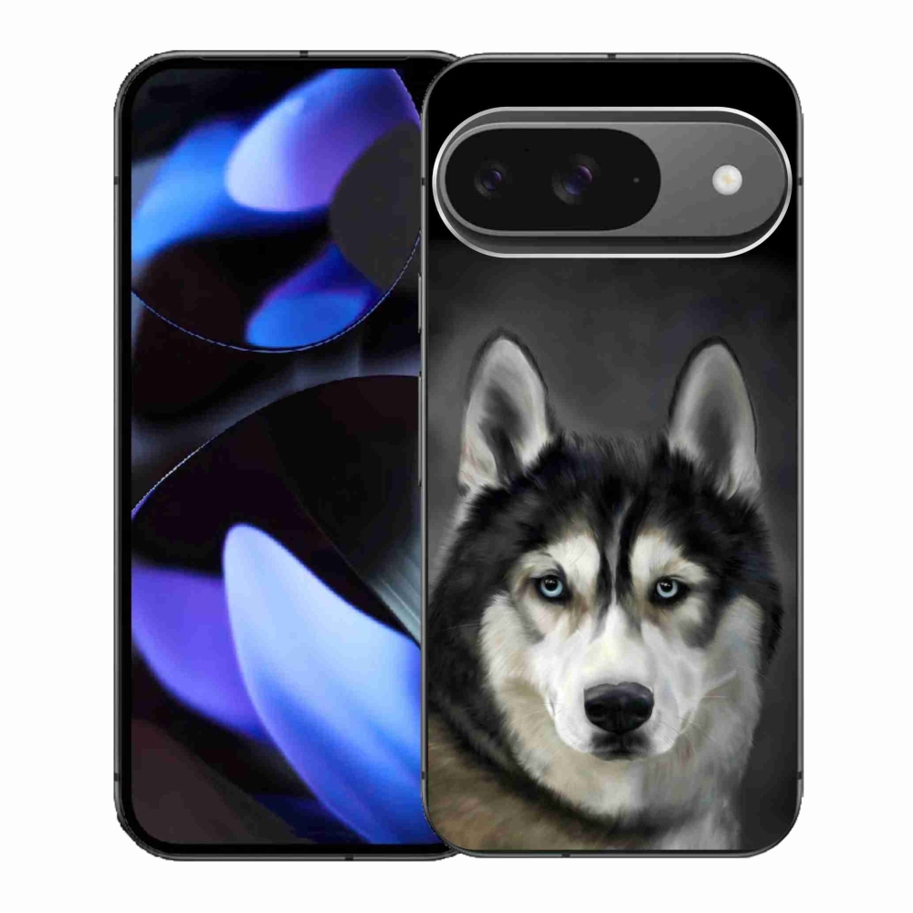 Gelový obal mmCase na Google Pixel 9/9 Pro - husky