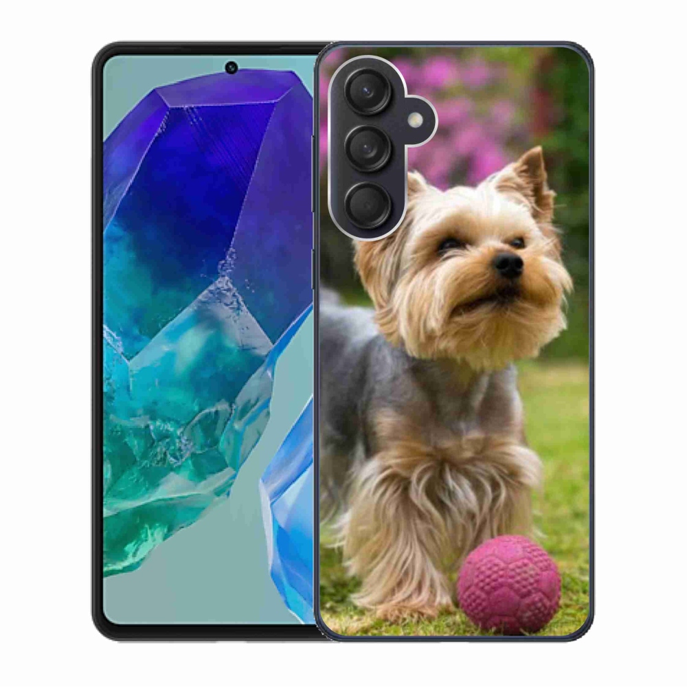 Gelový obal mmCase na Samsung Galaxy M55 5G - jorkšír 4