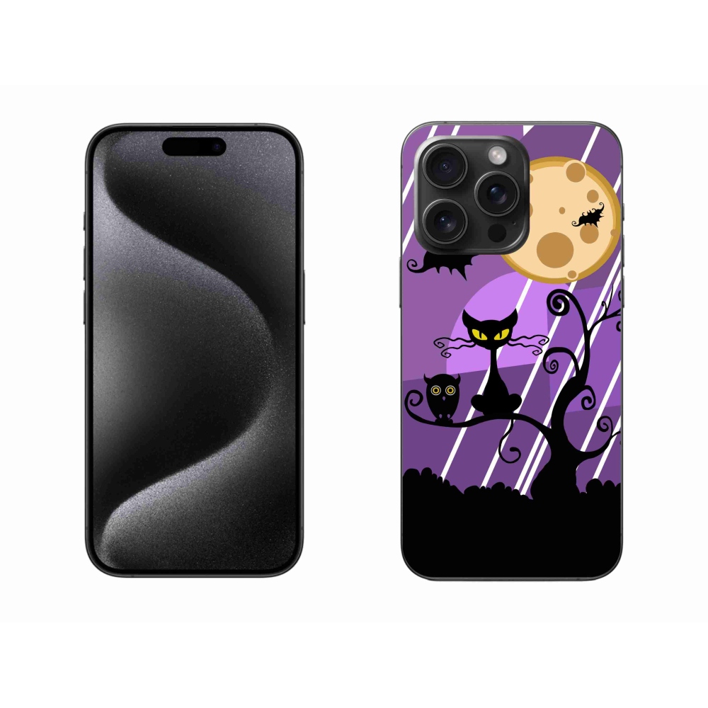 Gelový kryt mmCase na iPhone 15 Pro Max - halloween
