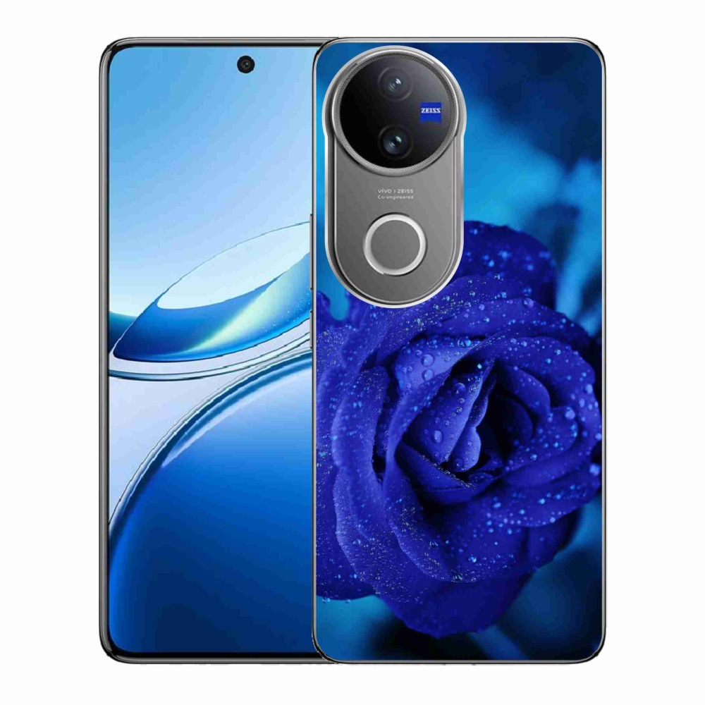 Gelový kryt mmCase na Vivo V50 5G - modrá růže