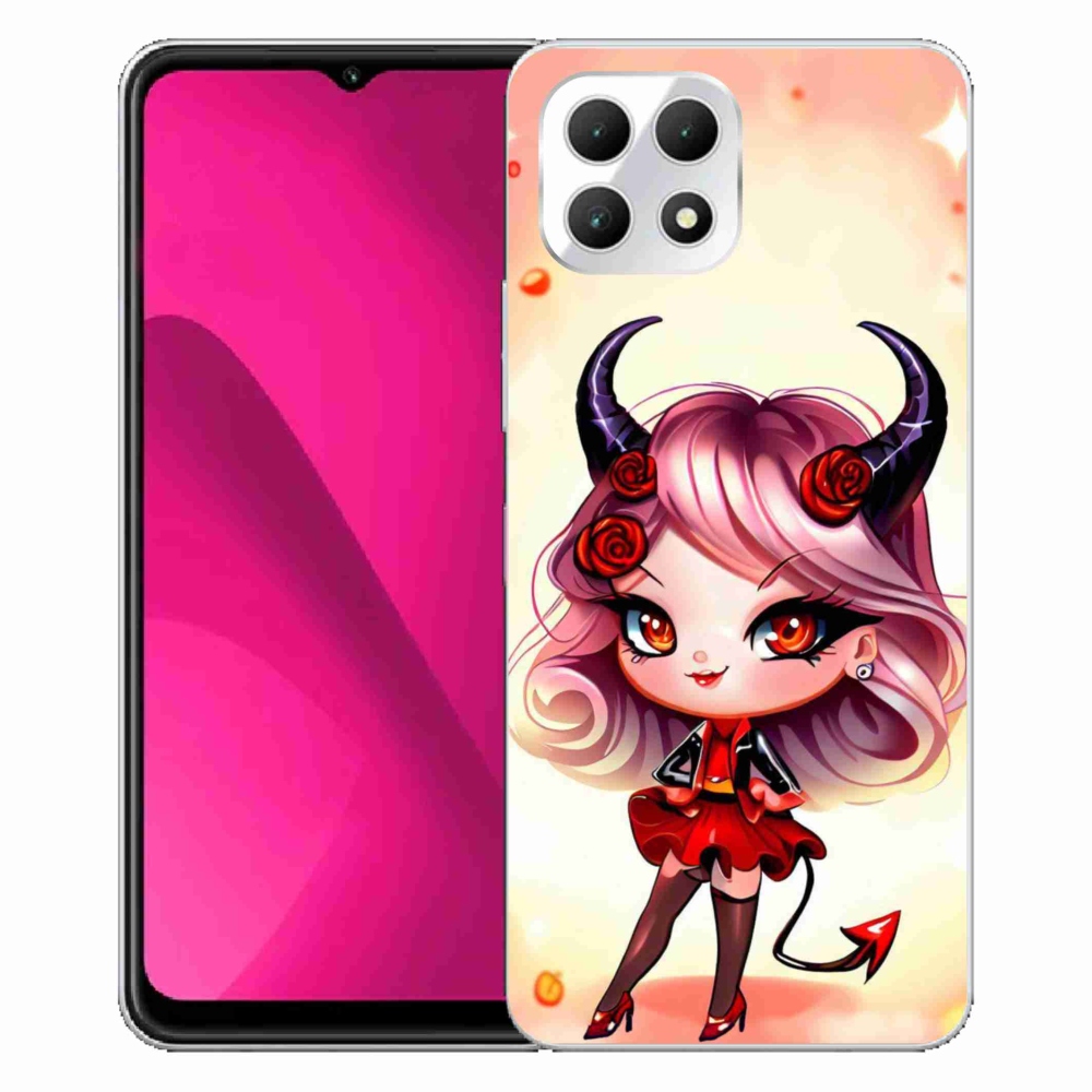 Gelový kryt mmCase na T-Mobile T Phone 2 - kreslená čertice