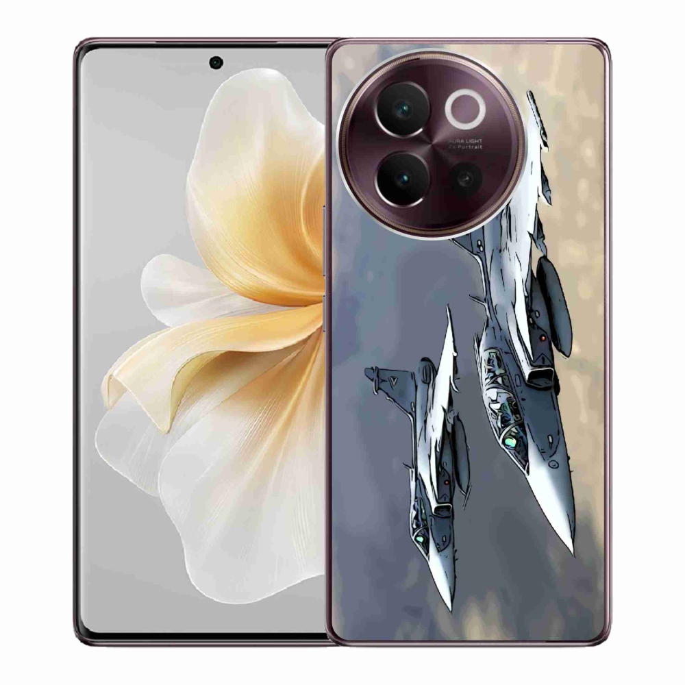 Gelový kryt mmCase na Vivo V40 Lite 5G - stíhačky