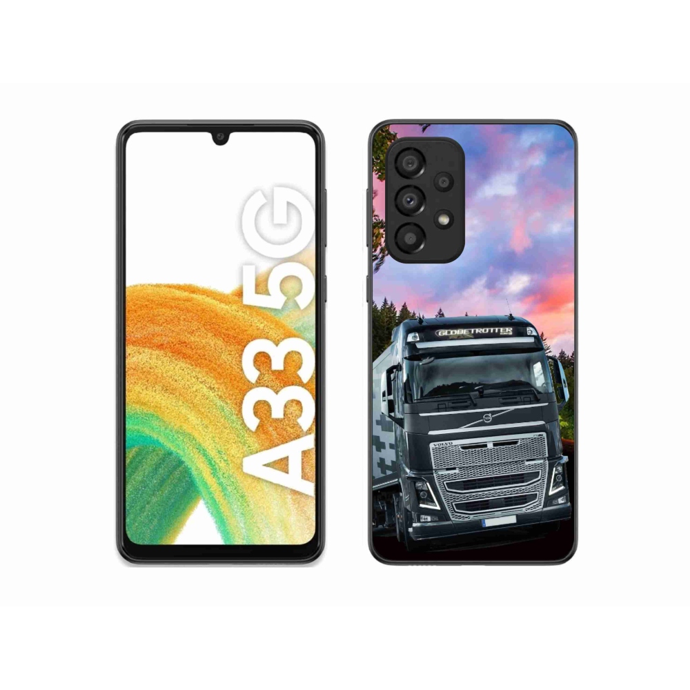 Gelový kryt mmCase na Samsung Galaxy A33 5G - kamion 2