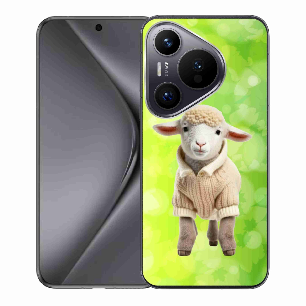 Gelový kryt mmCase na Huawei Pura 70 - jehně ve svetru