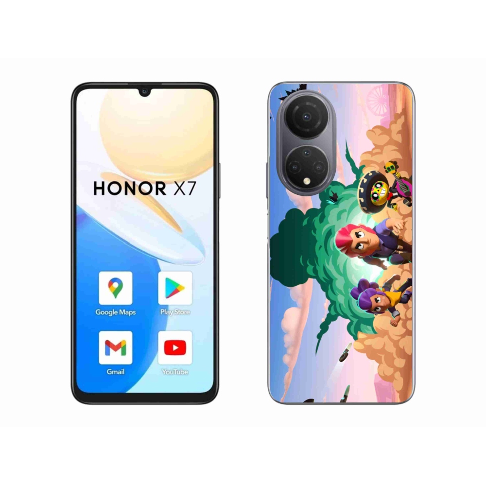 Gelový kryt mmCase na Honor X7 - brawl stars