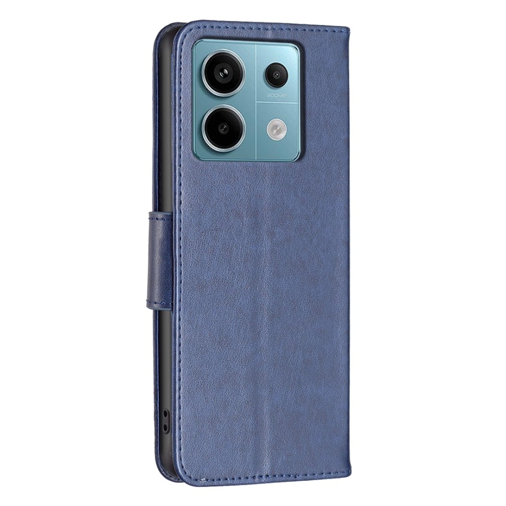 Butterfly knížkové pouzdro na Xiaomi Redmi Note 13 Pro 4G/Poco M6 Pro - tmavěmodré