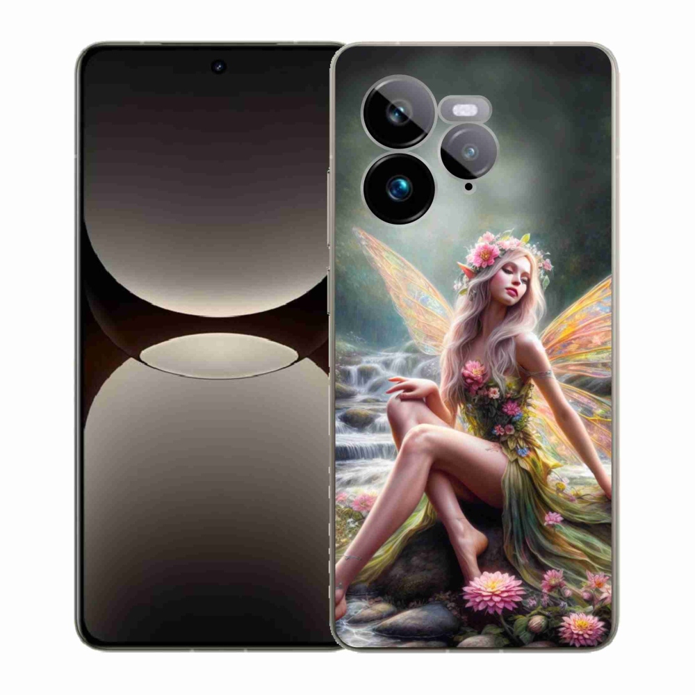 Gelový kryt mmCase na Realme GT 7 Pro 5G - motýlí žena 1