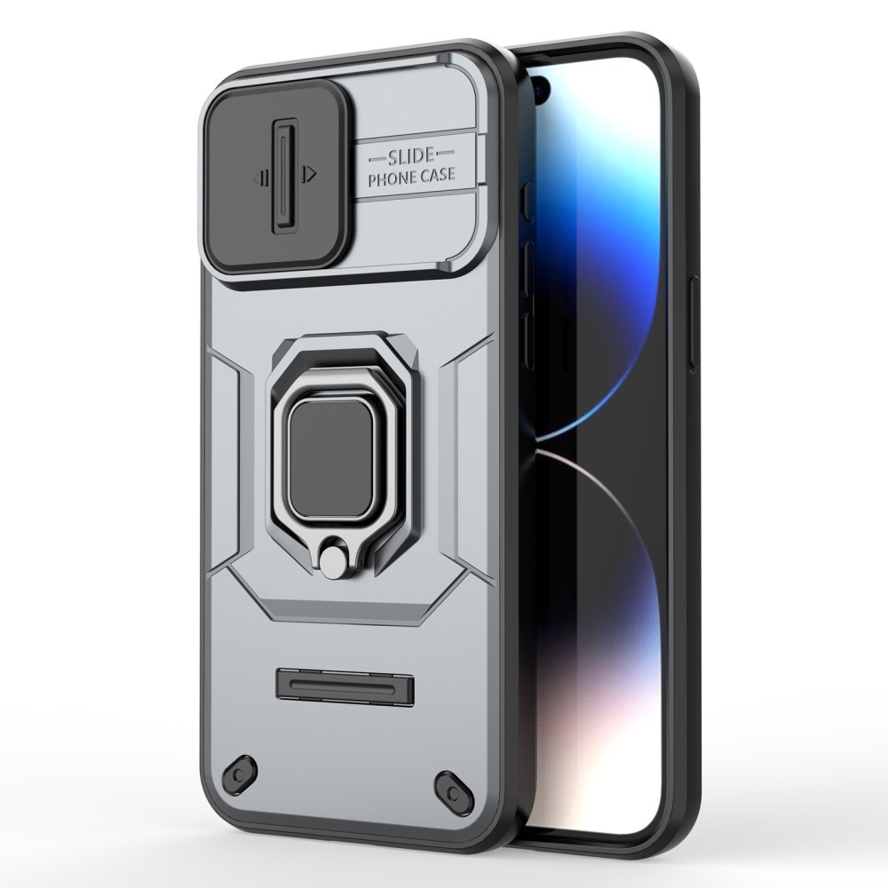 Shock odolný kryt na iPhone 15 Pro - šedý