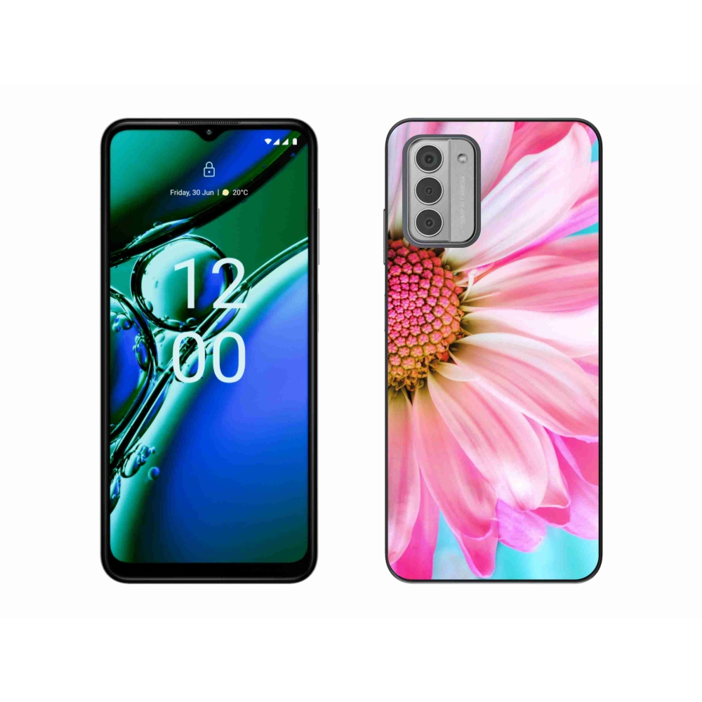 Gelový kryt mmCase na Nokia G42 - růžová květina