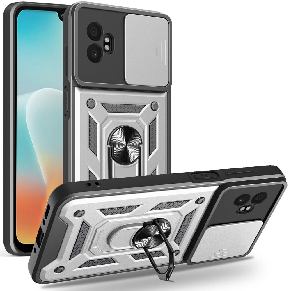 Slide odolný kryt na Samsung Galaxy Xcover 7 Pro - stříbrný