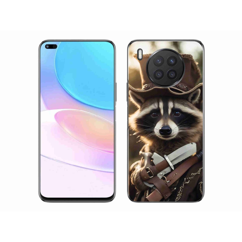 Gelový kryt mmCase na Honor 50 Lite - mýval v uniformě