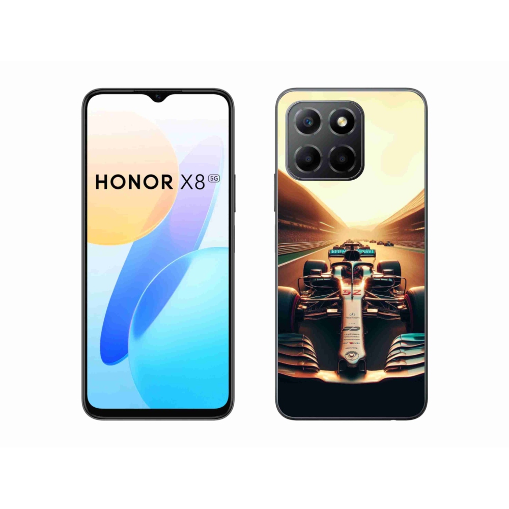 Gelový kryt mmCase na Honor X8 5G/Honor 70 Lite 5G - formule 1