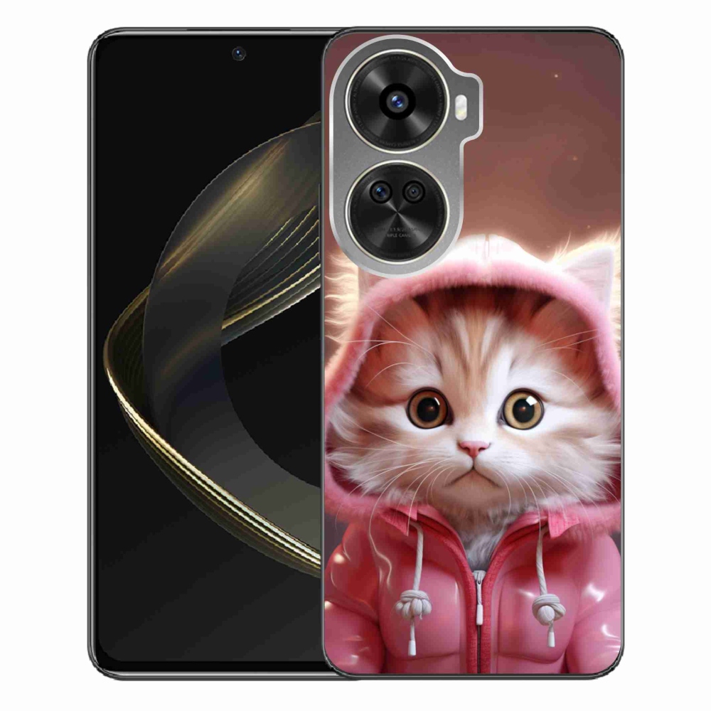 Gelový kryt mmCase na Huawei Nova 12 SE - roztomilé kotě 3